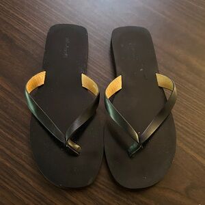 Madewell Gabi Leather Flip Flop Sandals